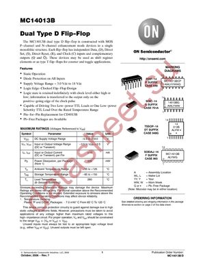 MC14013BDR2 datasheet  